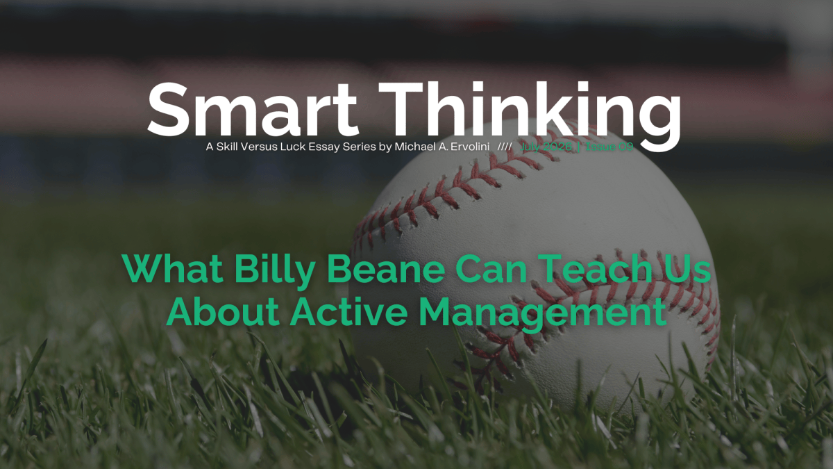 What Billy Beane Can Teach Us
